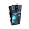 Дизайнерский вертикальный чехол-книжка для HTC U12 Life Mortal Combat