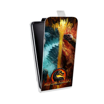 Дизайнерский вертикальный чехол-книжка для Samsung Galaxy A3 Mortal Combat (на заказ)