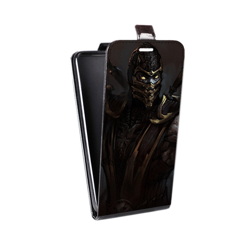 Дизайнерский вертикальный чехол-книжка для Iphone 6 Plus/6s Plus Mortal Combat