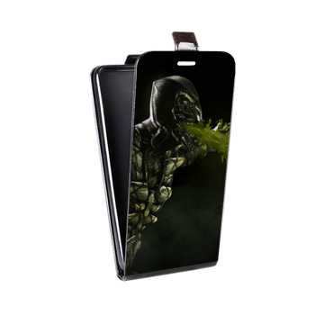 Дизайнерский вертикальный чехол-книжка для Iphone 7 Mortal Combat (на заказ)