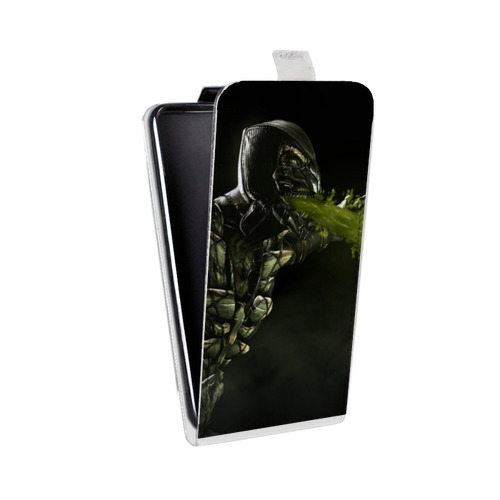 Дизайнерский вертикальный чехол-книжка для HTC Desire 530 Mortal Combat