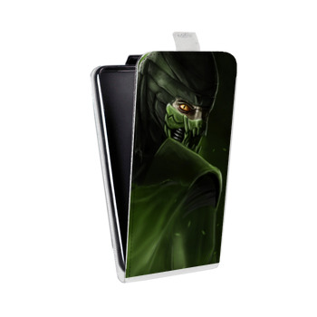 Дизайнерский вертикальный чехол-книжка для Samsung Galaxy J5 Mortal Combat (на заказ)