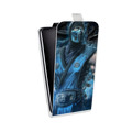 Дизайнерский вертикальный чехол-книжка для Samsung Galaxy Core Prime Mortal Combat