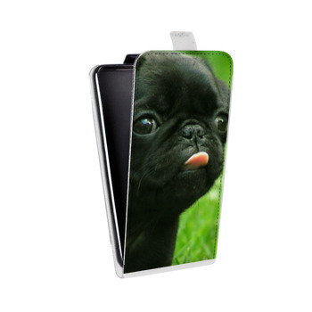 Дизайнерский вертикальный чехол-книжка для Samsung Galaxy Note 5 Щенки (на заказ)