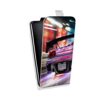 Дизайнерский вертикальный чехол-книжка для Samsung Galaxy J2 Prime Need for speed (на заказ)