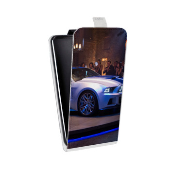 Дизайнерский вертикальный чехол-книжка для Samsung Galaxy J5 Need for speed (на заказ)