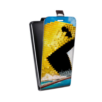 Дизайнерский вертикальный чехол-книжка для Alcatel One Touch Pop D5 Pacman (на заказ)