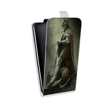 Дизайнерский вертикальный чехол-книжка для Sony Xperia E5 Skyrim (на заказ)