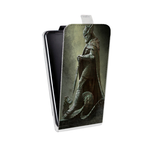 Дизайнерский вертикальный чехол-книжка для LG G4 S Skyrim