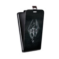 Дизайнерский вертикальный чехол-книжка для HTC Desire 400 Skyrim