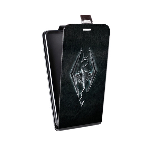 Дизайнерский вертикальный чехол-книжка для Iphone 11 Pro Skyrim