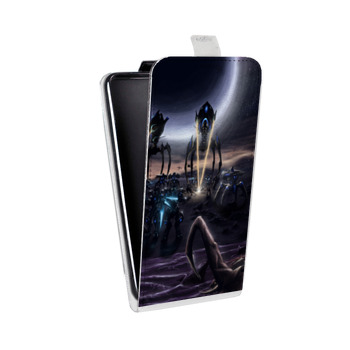 Дизайнерский вертикальный чехол-книжка для Iphone 5s Starcraft (на заказ)