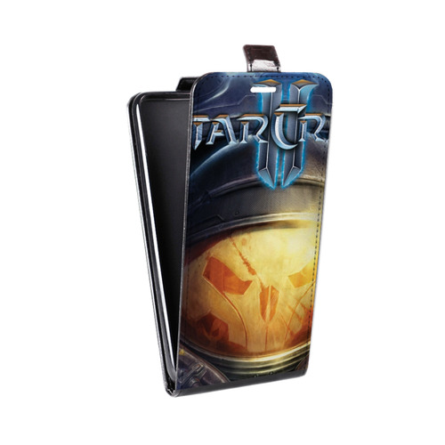 Дизайнерский вертикальный чехол-книжка для HTC Desire 12 Plus Starcraft