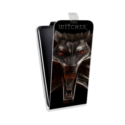 Дизайнерский вертикальный чехол-книжка для HTC Desire 530 Witcher