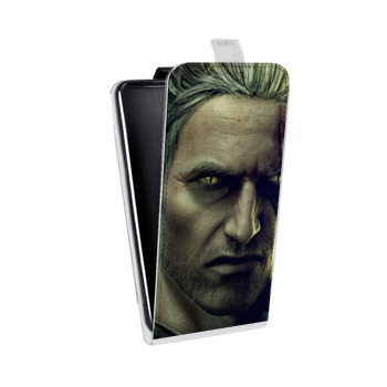 Дизайнерский вертикальный чехол-книжка для Iphone 5s Witcher (на заказ)