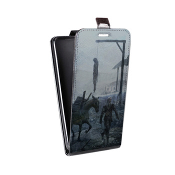 Дизайнерский вертикальный чехол-книжка для HTC U12 Plus Witcher (на заказ)