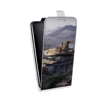 Дизайнерский вертикальный чехол-книжка для Asus ZenFone 3 Танки (на заказ)