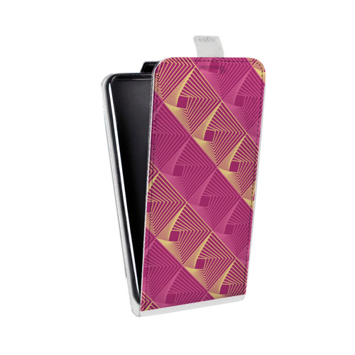Дизайнерский вертикальный чехол-книжка для Iphone x10 Геометрические вихри