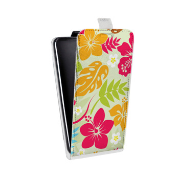 Дизайнерский вертикальный чехол-книжка для LG K7 Гавайские Шаблоны (на заказ)