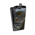 Дизайнерский вертикальный чехол-книжка для Iphone 11 Pro Max Ящерицы