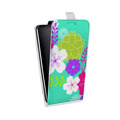 Дизайнерский вертикальный чехол-книжка для Iphone 12 Pro Цветы кимоно