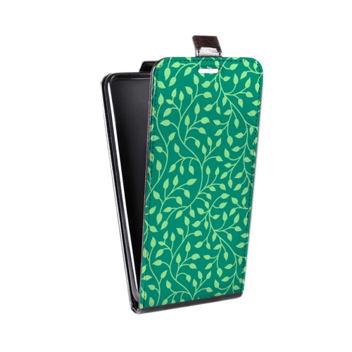 Дизайнерский вертикальный чехол-книжка для LG Optimus G2 mini Царство листьев