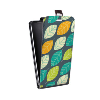 Дизайнерский вертикальный чехол-книжка для LG G5 Царство листьев (на заказ)
