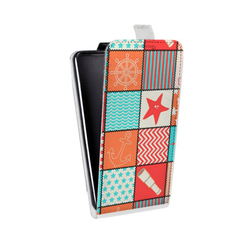 Дизайнерский вертикальный чехол-книжка для Sony Xperia SP Морские жители (на заказ)