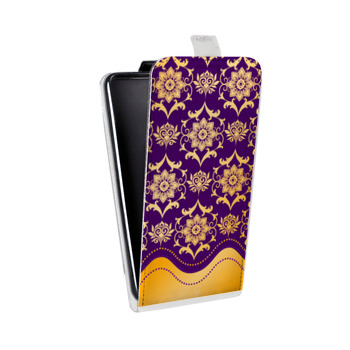 Дизайнерский вертикальный чехол-книжка для Alcatel One Touch Pop D5 Современное барокко (на заказ)