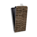 Дизайнерский вертикальный чехол-книжка для Iphone 12 Mini Плетеные текстуры