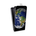 Дизайнерский вертикальный чехол-книжка для LG G7 Fit Тайны космоса