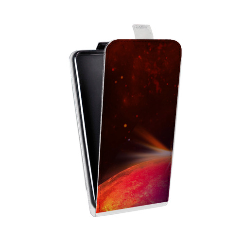 Дизайнерский вертикальный чехол-книжка для LG X Style Тайны космоса