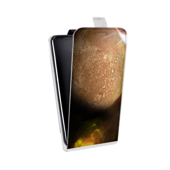 Дизайнерский вертикальный чехол-книжка для Samsung Galaxy J3 (2016) Тайны космоса (на заказ)