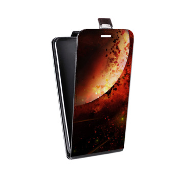 Дизайнерский вертикальный чехол-книжка для Xiaomi RedMi Note 4 Тайны космоса (на заказ)