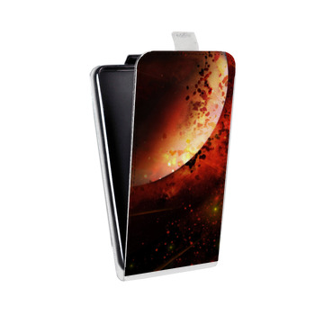 Дизайнерский вертикальный чехол-книжка для Asus ZenFone 3 Zoom Тайны космоса (на заказ)