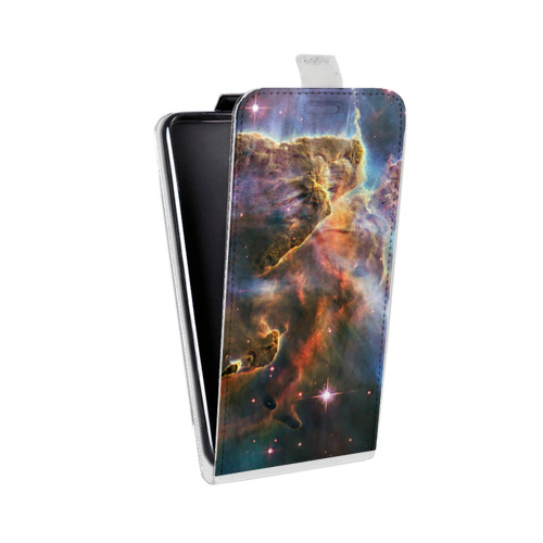 Дизайнерский вертикальный чехол-книжка для Microsoft Lumia 430 Dual SIM Тайны космоса