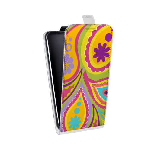 Дизайнерский вертикальный чехол-книжка для LG X Style Шаблоны пейсли