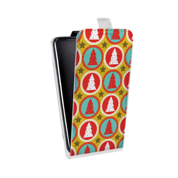 Дизайнерский вертикальный чехол-книжка для LG K7 Ретро Рождество (на заказ)