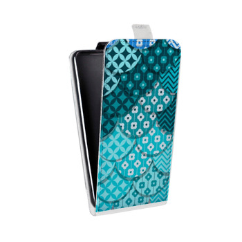 Дизайнерский вертикальный чехол-книжка для Samsung Galaxy S6 Edge Кружевные чешуйки (на заказ)