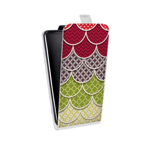 Дизайнерский вертикальный чехол-книжка для Iphone 12 Pro Кружевные чешуйки