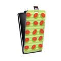 Дизайнерский вертикальный чехол-книжка для LG Optimus G2 mini Ломтики фруктов