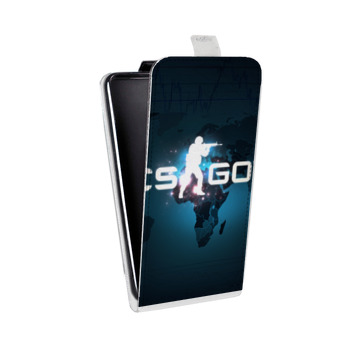 Дизайнерский вертикальный чехол-книжка для Samsung Galaxy A3 Counter-strike (на заказ)