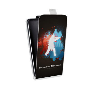 Дизайнерский вертикальный чехол-книжка для ASUS Zenfone 2 Laser Counter-strike (на заказ)