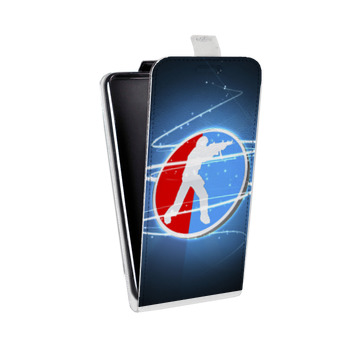 Дизайнерский вертикальный чехол-книжка для Iphone 5s Counter-strike (на заказ)