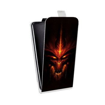 Дизайнерский вертикальный чехол-книжка для Huawei Honor 6A Diablo (на заказ)