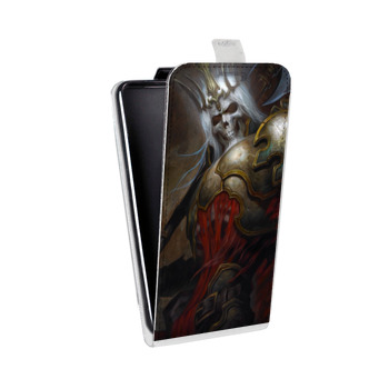 Дизайнерский вертикальный чехол-книжка для Sony Xperia E4g Diablo (на заказ)