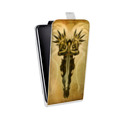 Дизайнерский вертикальный чехол-книжка для Alcatel Idol 4S Diablo