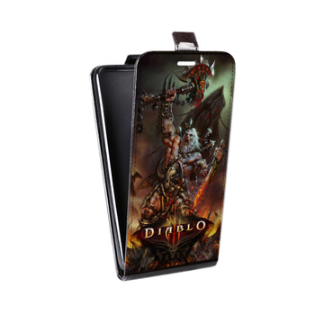 Дизайнерский вертикальный чехол-книжка для Huawei Honor 8 Diablo (на заказ)