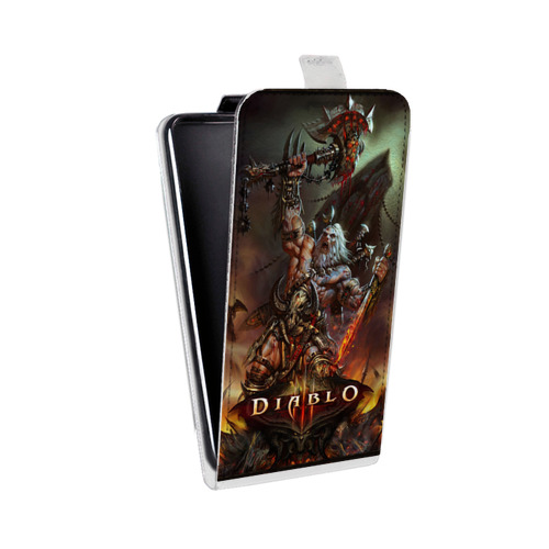 Дизайнерский вертикальный чехол-книжка для ZTE Blade L5 Diablo