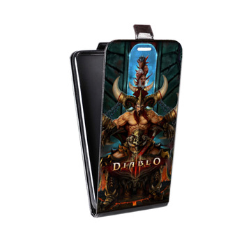 Дизайнерский вертикальный чехол-книжка для Lenovo A1000 Diablo (на заказ)